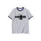 White Gray Navy Blue Edge