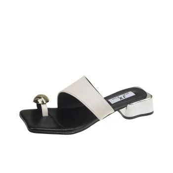 Alxnan Rubber Sole Slip Resistant Slide Slippers Women's