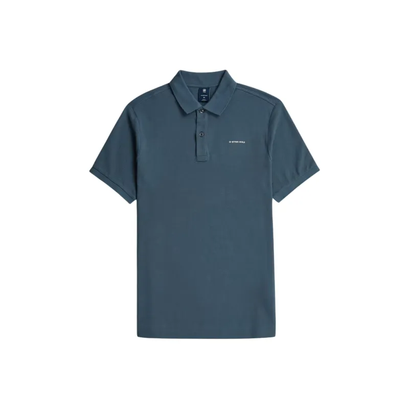 G STAR RAW Polo Shirts Men Medium Blue-0