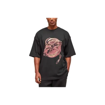 GYMSHARK GS X Elev8tion Graphic Tee T Shirt Men's Black