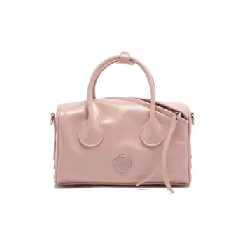 MICOCAH PU Handbag Pillow Bag Women's Peach Pink/Jasmine White