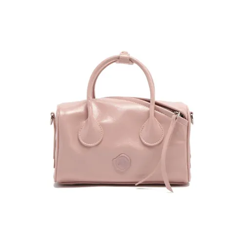 MICOCAH PU Handbag Pillow Bag Women's Peach Pink/Jasmine White