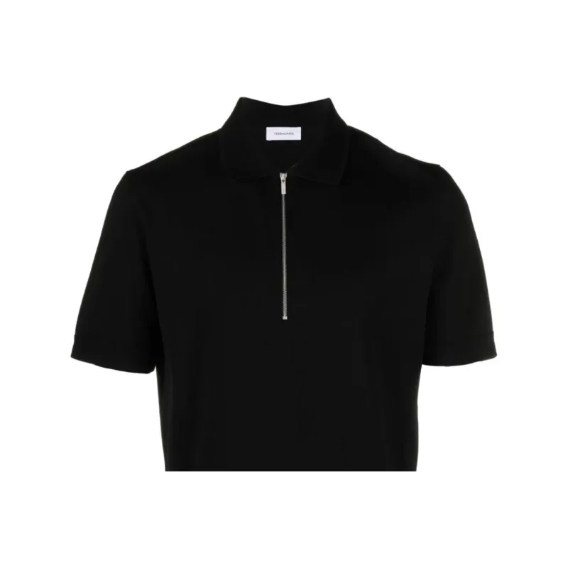 Ferragamo Logo embroidered Cotton Polo Shirt-1