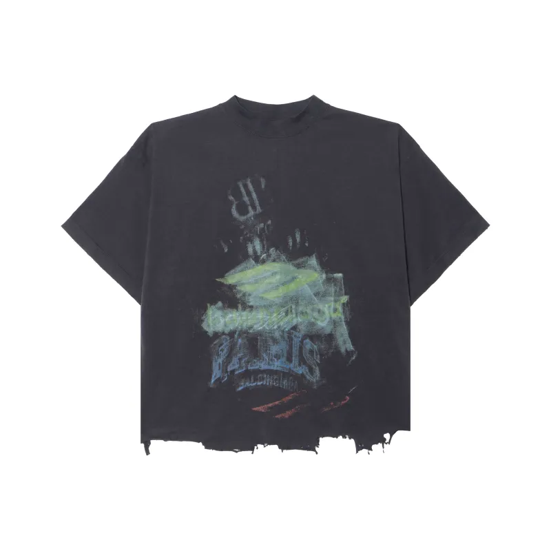 Balenciaga Regular T Shirt Women's Black-0