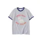 White Gray Navy Blue Edge