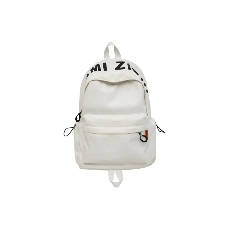 WICKBUEN Nylon Backpack Regular Unisex White/Black/Red/Green-0