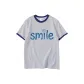 White Gray Navy Blue Edge