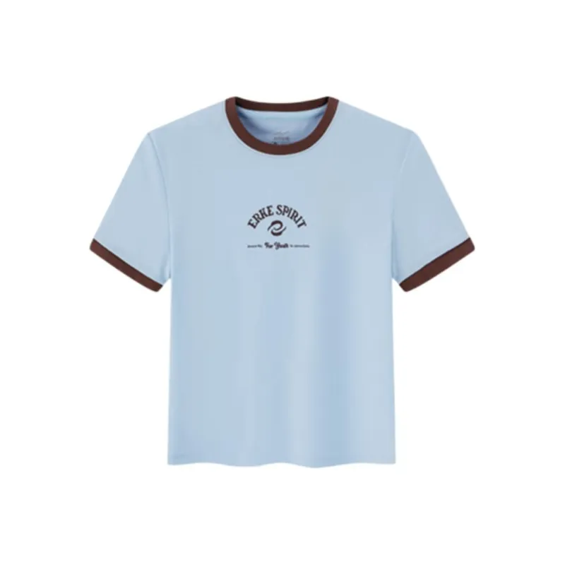 Erke Life Collection T Shirt Women's Island Blue-0
