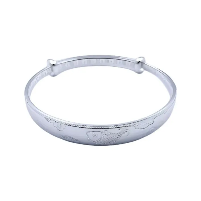 FMC 999 Fine Silver Bangles Unisex-0