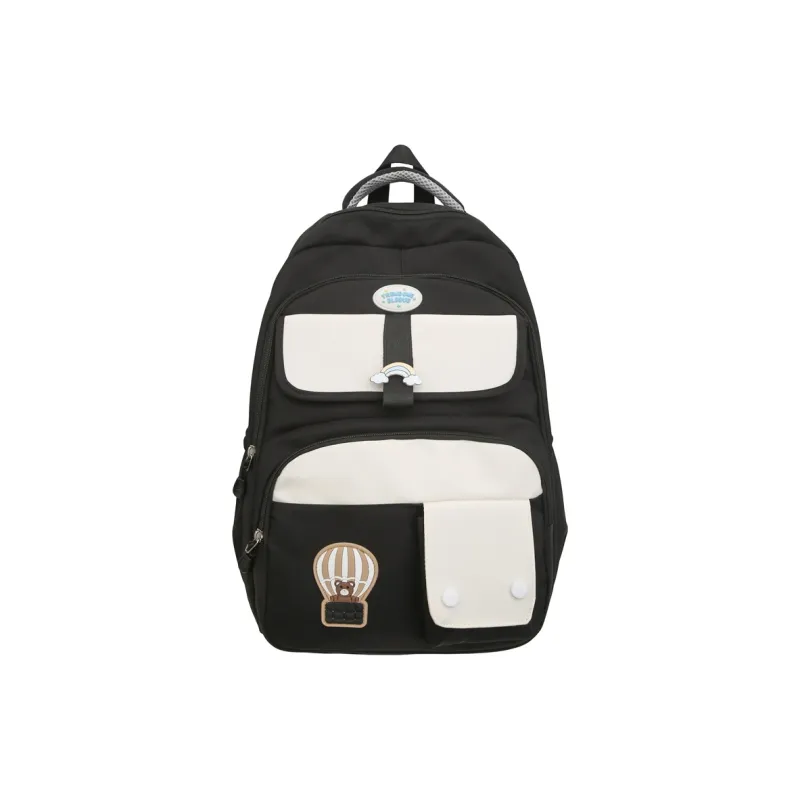 Yalu Nylon Backpack Unisex Multicolor-9