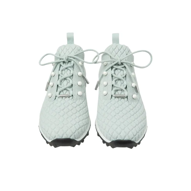 Jimmy Choo Veles Low Top Casual Shoes Women's Light Teal-4