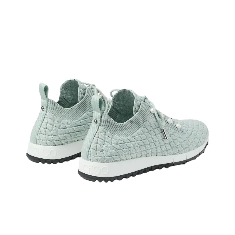 Jimmy Choo Veles Low Top Casual Shoes Women's Light Teal-3