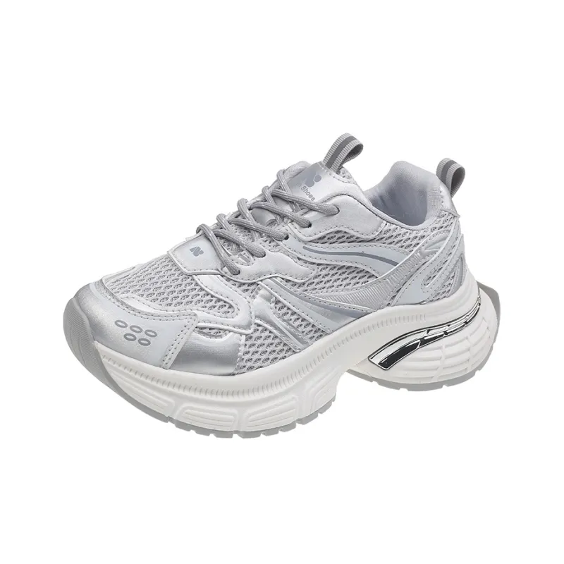 Alxnan Breathable Low Top Chunky Sneakers Women's-14