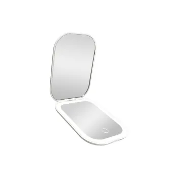 Future Maple With LED Light Make Up Mirrors Tricolor Light HD Refill