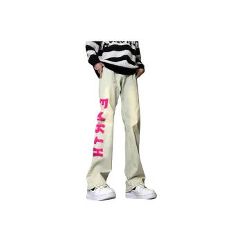 SUNSETMONENT Jeans Unisex Yellow Mud