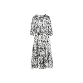 Hang Yi Court Short Sleeved Dress Women's