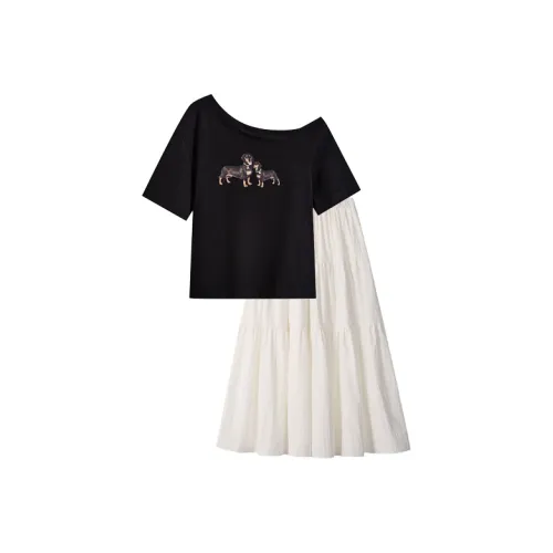 POPO.INFO Two Piece Skirt Sets Women's