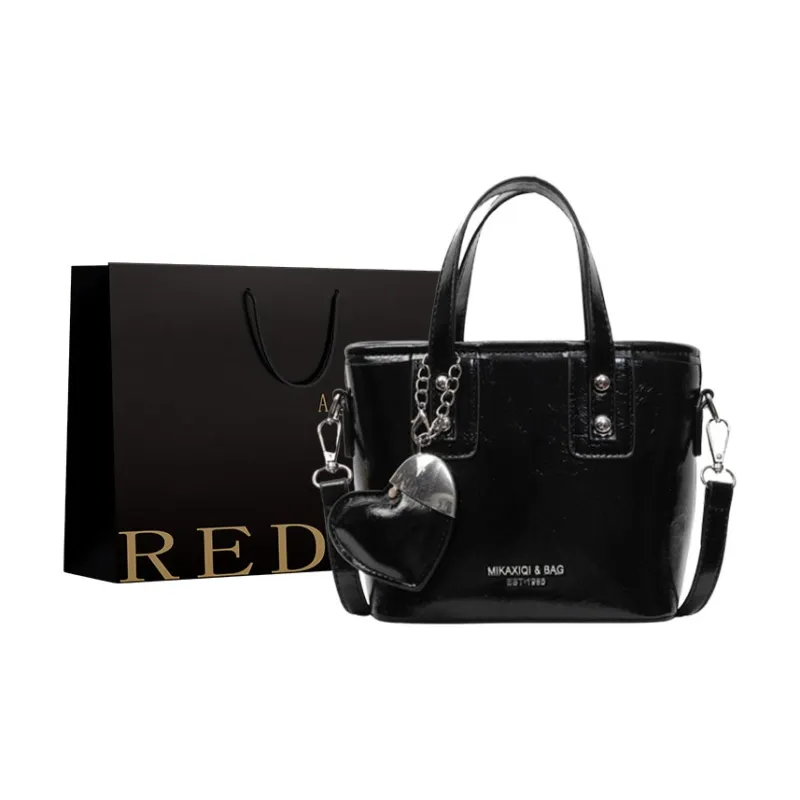 REDOO PU Handbag Women's Ecru/Red/Blue/Silver/Black-8