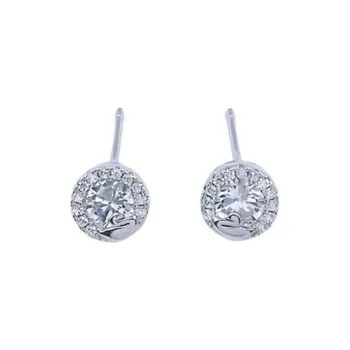 FMC S925 Silver Stud Earrings Unisex
