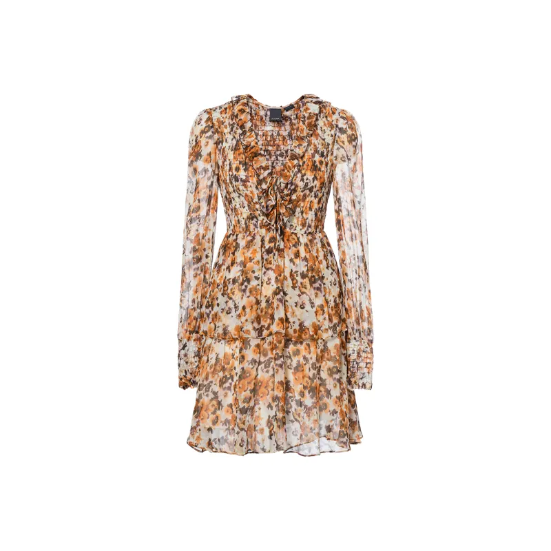 PINKO Long Sleeved Dresses Women's Brown-0