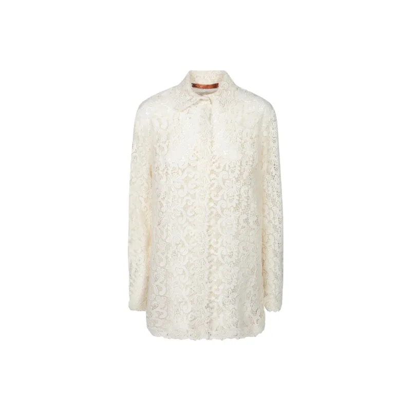 ERMANNO SCERVINO Guipure lace Shirt-0