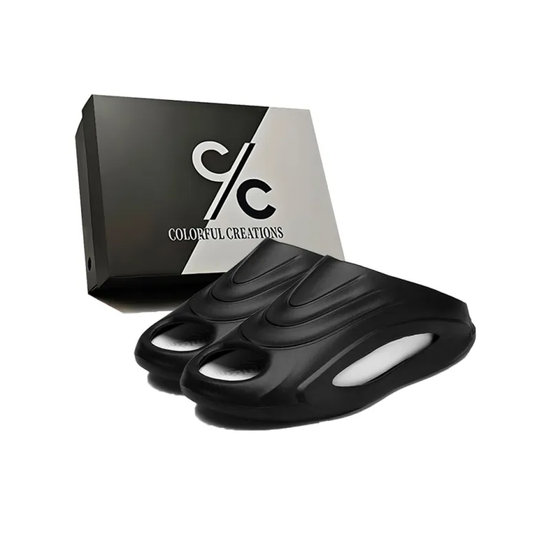 Colorful Creations EVA Quiet, Slip Resistant, Quick Dry Slide Slippers Men's Box-5