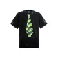 Black, Green Pattern