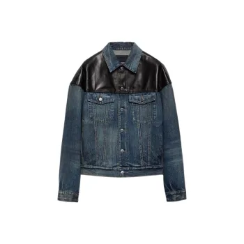 PRADA Denim Jackets Men Blue