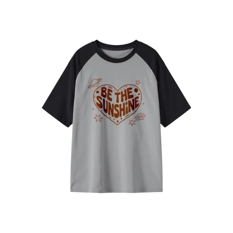 FAIRWHALE Drop Shoulder Sleeve T Shirt Women's-12