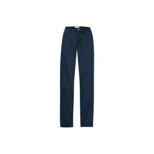 Timberland Washed Canvas Stretch Carpenter Casual Pants Men's Dark Blue Gemstone