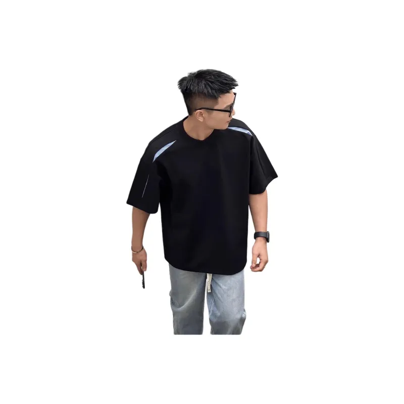 DUATOGE T Shirts Men Black -0