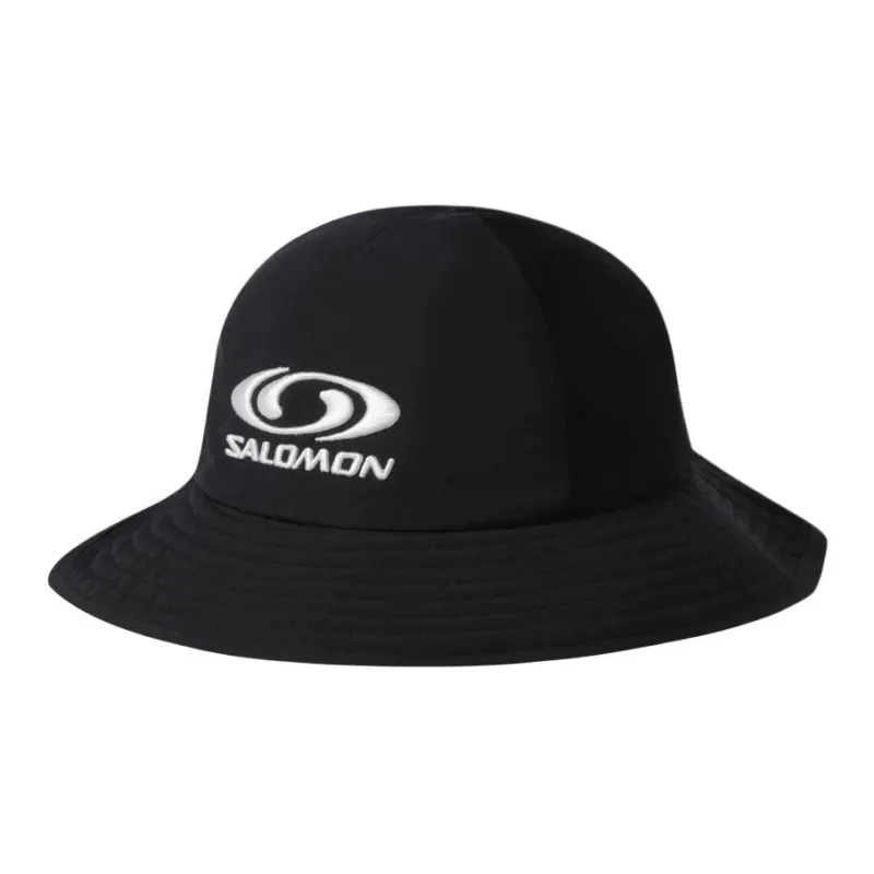 SALOMON Nylon Bucket Hats Unisex Black-2
