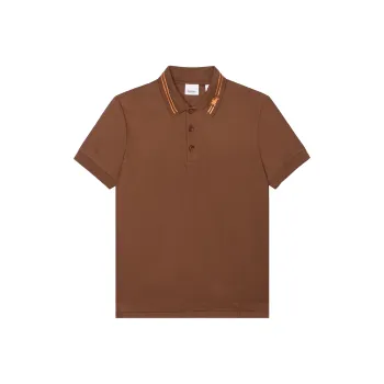 Burberry Monogram Embroidered Polo Shirt