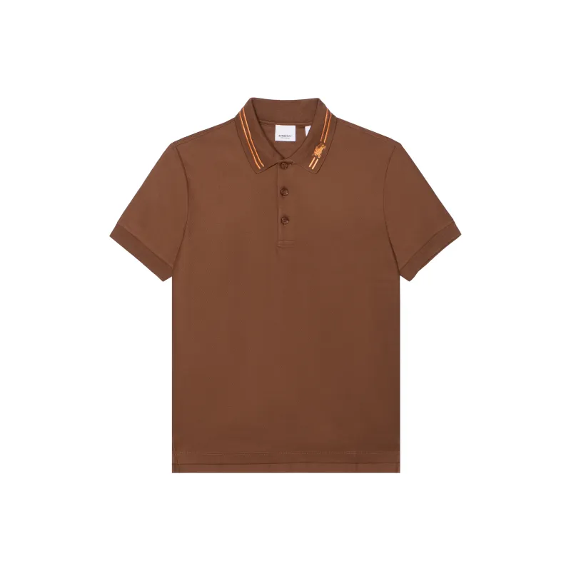Burberry Monogram Embroidered Polo Shirt-0