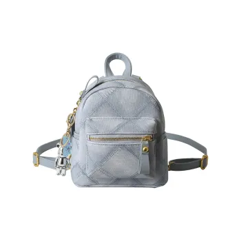 Yalu PU Backpack Women's Black/Blue