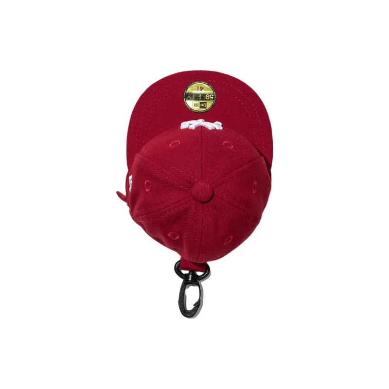New Era Polyester Keychain Key Pouch Regular Unisex Red-7