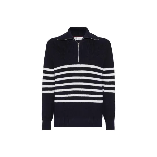 Brunello Cucinelli Logo Printed Crewneck T Shirt