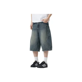 TBSM Denim Shorts Unisex Vintage Blue