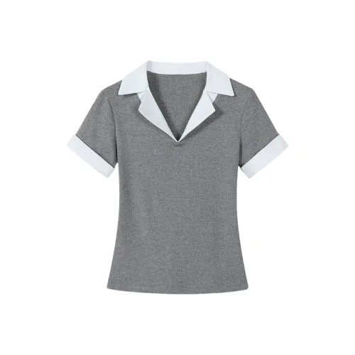 GOSO T Shirts Women's Gray