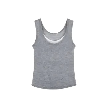 DOKZB Tank Tops Women's Gray