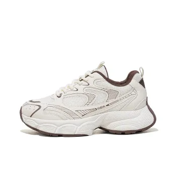 RENBEN Breathable Lightweight Height Increasing Low Top Chunky Sneakers Women's Beige