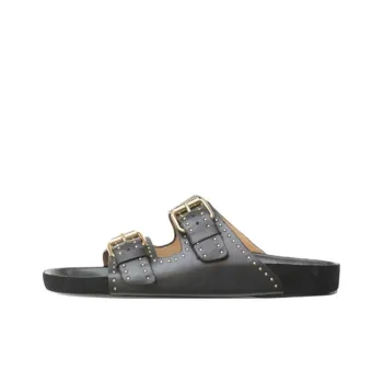 ISABEL MARANT Lennyo Slide Slippers Women's Black
