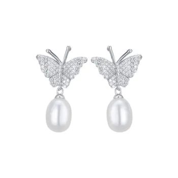 Beth Jewelry Pearl Stud Earrings Women's