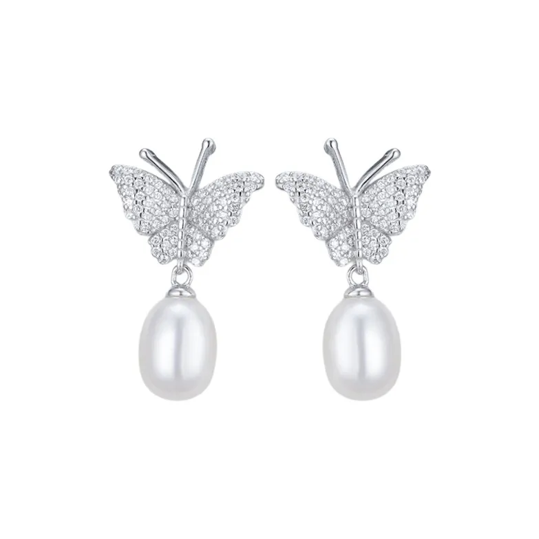 Beth Jewelry Pearl Stud Earrings Women's-0