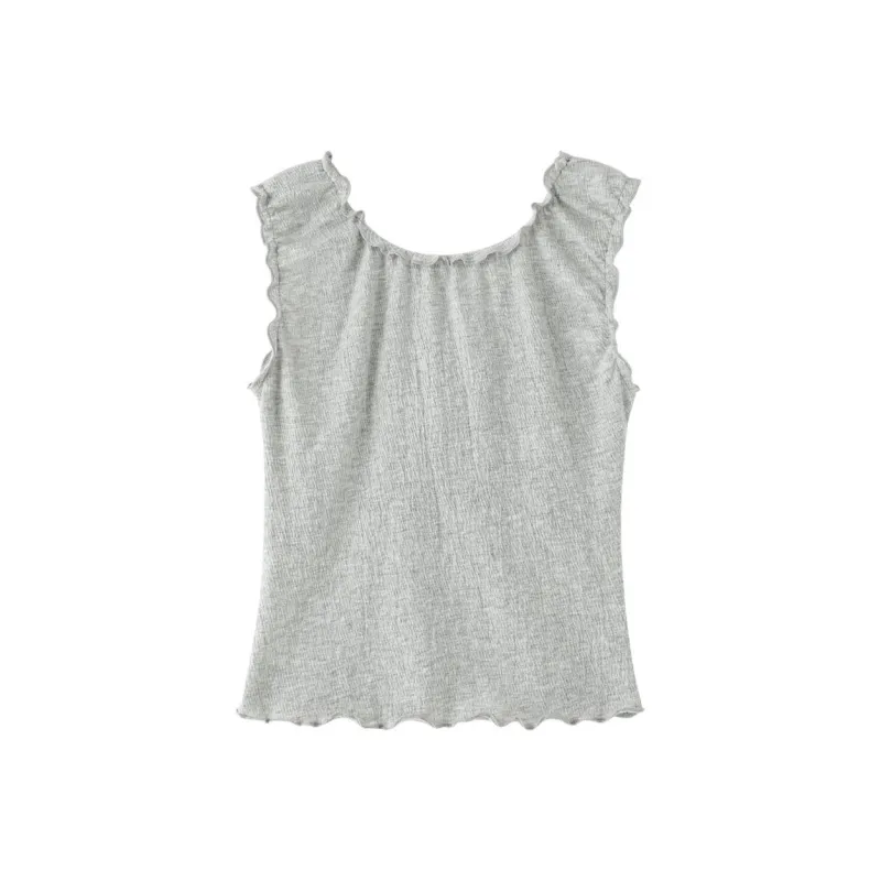 DOKZB Tank Tops Women's Gray-1