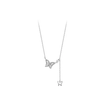 Regalrose 925 Sterling Silver Necklaces Women's Silver