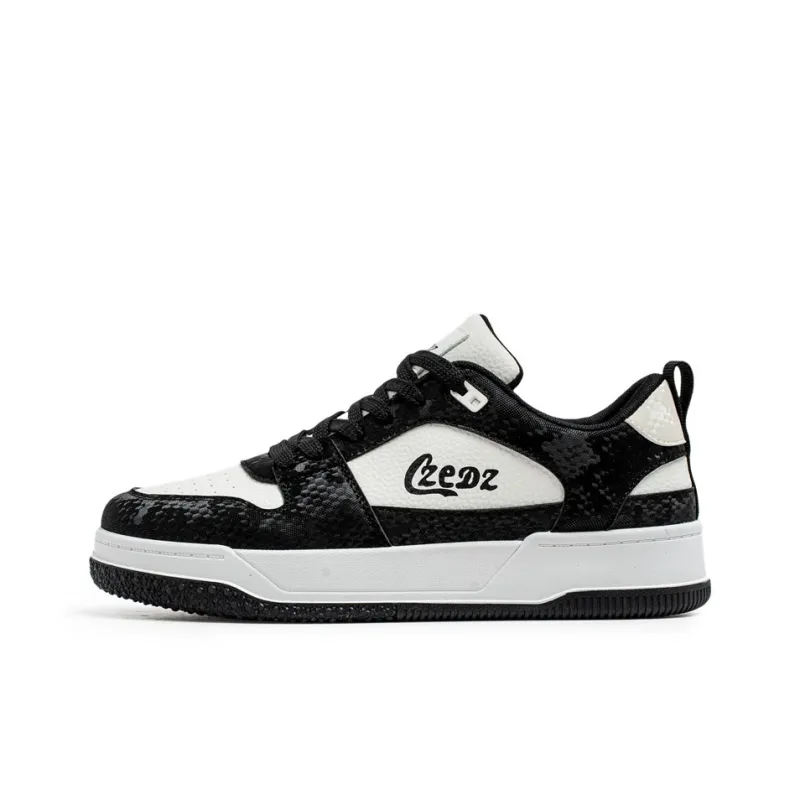 BINGO DUCK Coverage Slip Resistant Low Top Skateboard Shoes Men's-12