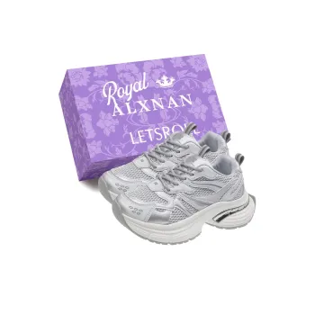 Alxnan Breathable Low Top Chunky Sneakers Women's