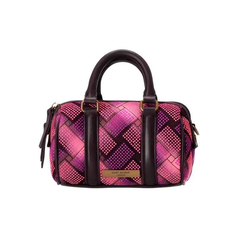Kurt Geiger London Leather Boston Bag Handbag Regular Women's Pink-2