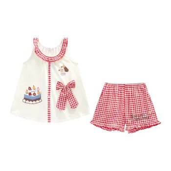 GUKOO Pajama Set Women's Milk White